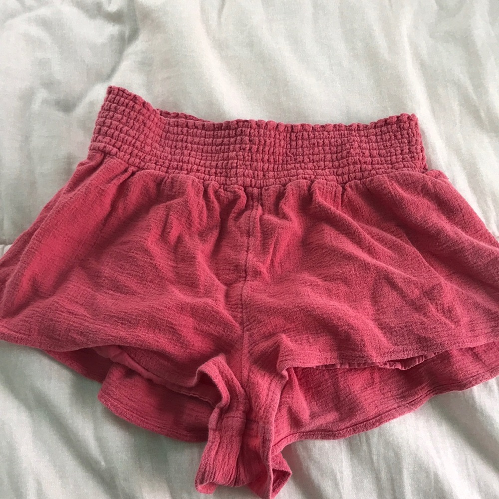 Billabong Pink Flowy Shorts